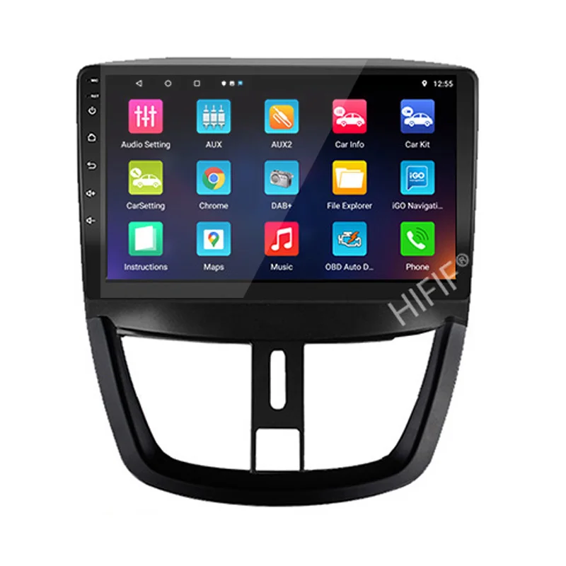 Автомагнитола для Peugeot 207 207CC 2007-2013 Android 2 Din стерео Wi-Fi GPS-навигация мультимедийный