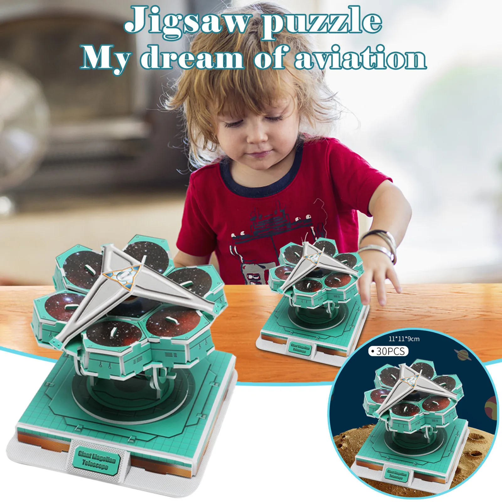 Модель Солнечной системы подарок 3D трехмерная головоломка Бумажная