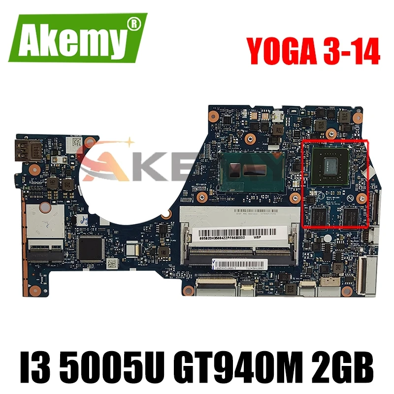 

Прозрачная защита для экрана для Lenovo Yoga 3-14 ноутбук материнская плата BTUU1 NM-A381 материнской платы W/Процессор i3 5005U GPU GT940M 2 Гб мех 5B20K78778 материнс...