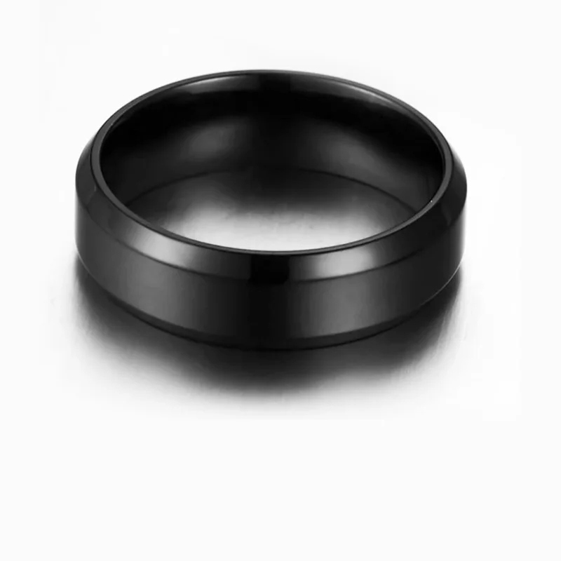 Мужское кольцо Wo Men s Titanium Black | Украшения и аксессуары