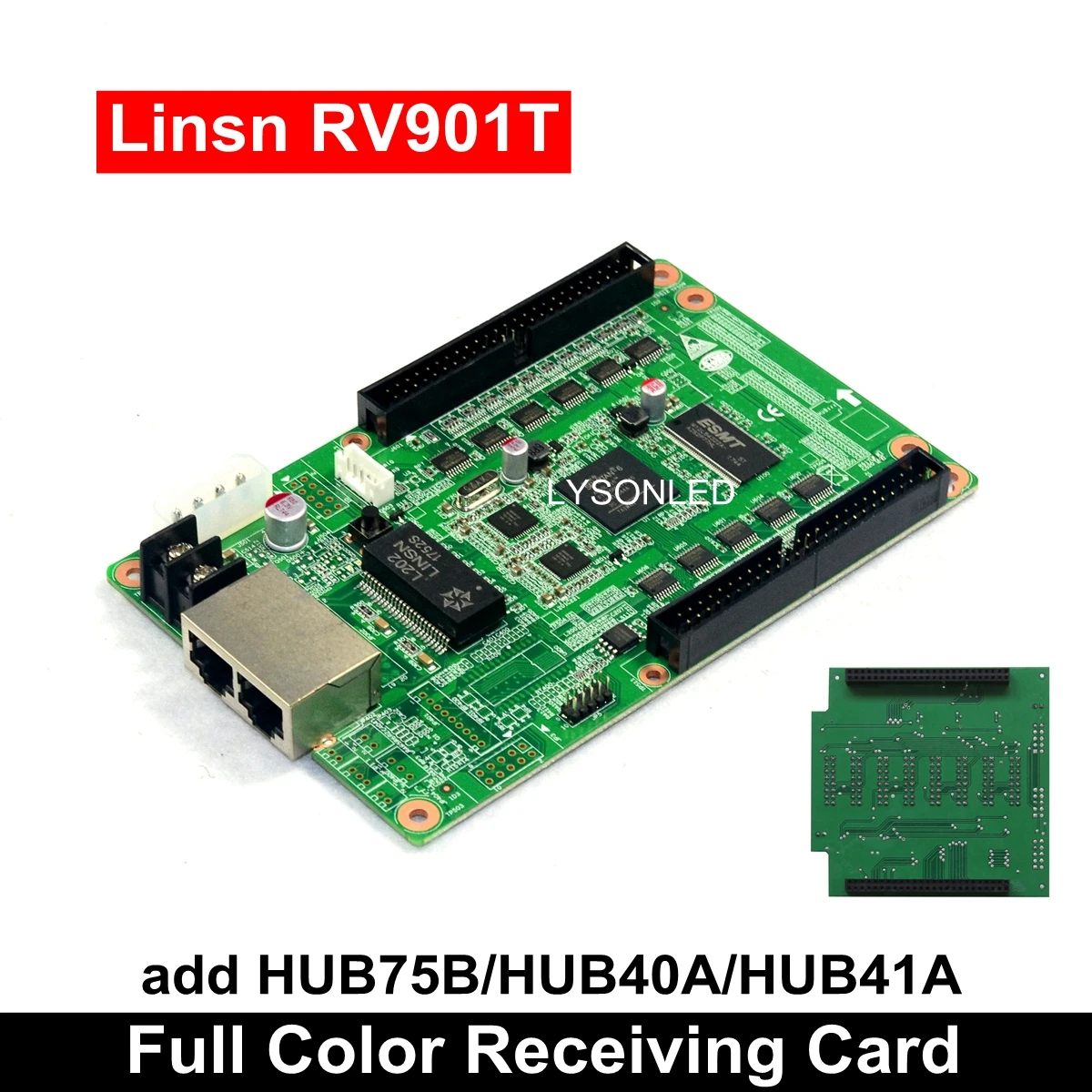Linsn RV901T добавить Hub41A Hub40A Hub75B адаптер для наружного полноцветный светодиодный дисплей