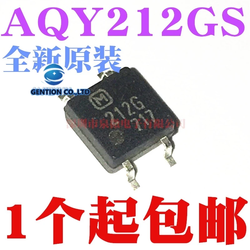 5 шт. AQY212GS AQY212 печать 212g лапками углублением SOP-4 в наличии 100% новый и оригинальный