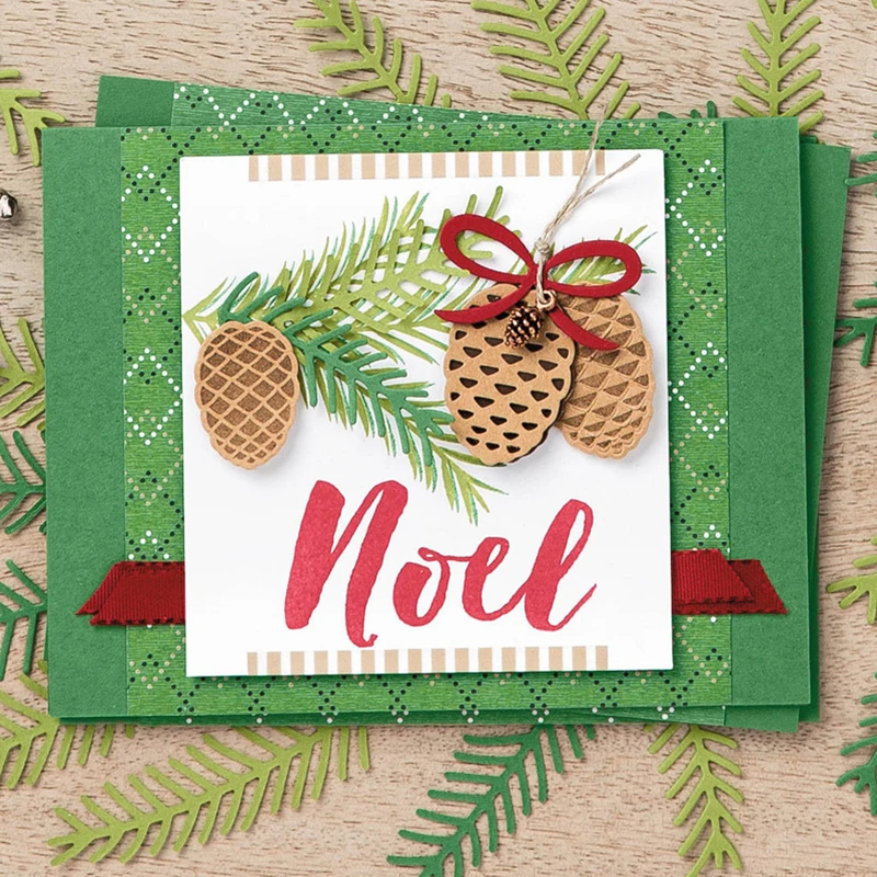 Рождественские сосны Phot металлические резные штампы и для DIY скрапбукинга фото