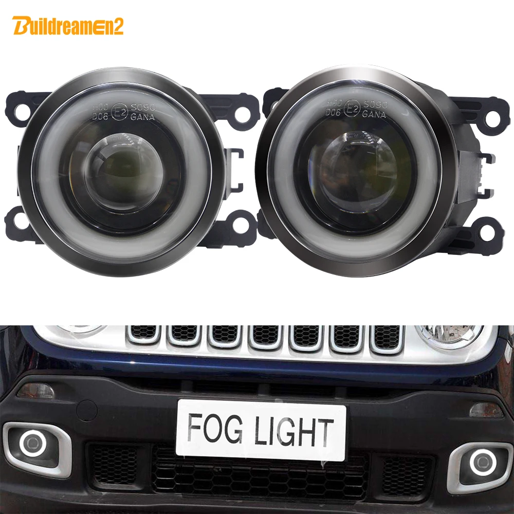 2 штуки Ангел глаз туман светильник светодиодный передний бампер автомобиля