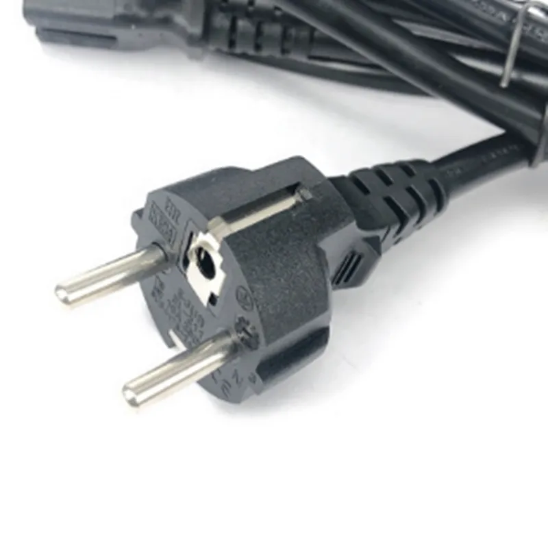 1 8 м ЕС/Европа 3Pin Мощность Шнур питания Кабель ЕС 3 зубец адаптер переменного тока