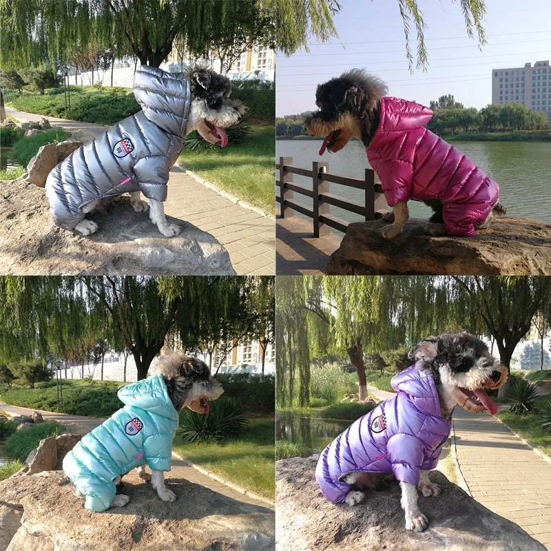 Однотонная зимняя одежда для собак, мягкий флисовый теплый комбинезон для собак, пальто для щенков, одежда для чихуахуа, зимнее пальто для собак, размер 8-18
