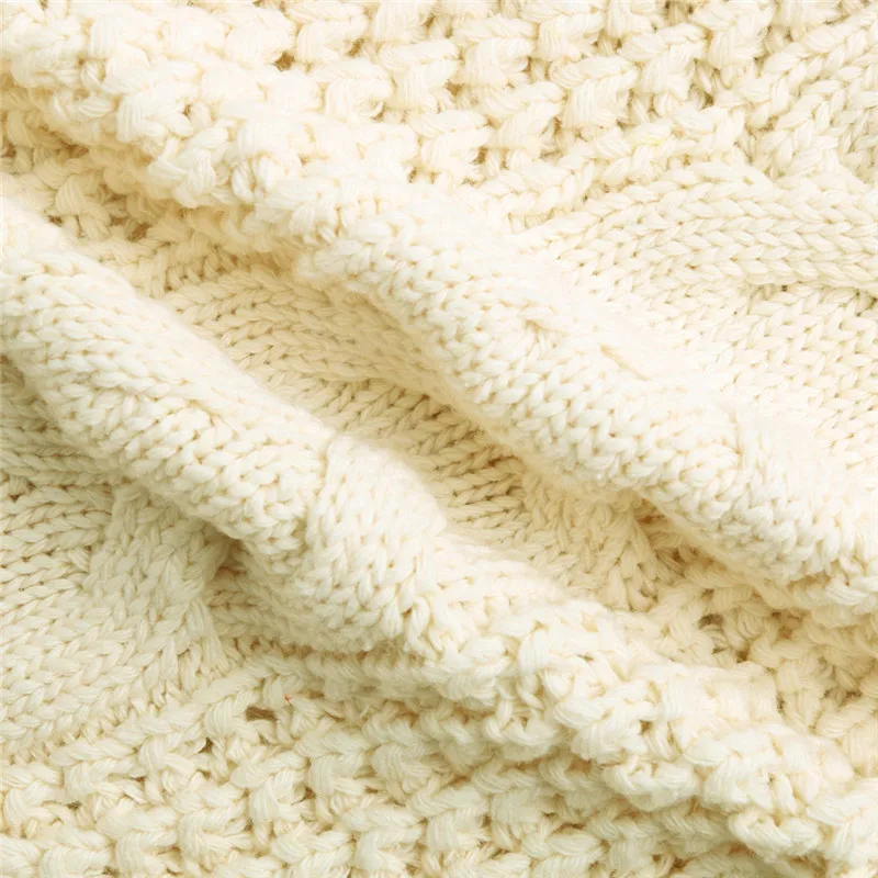 Women's Sexy V Neck Oversized Off Shoulder Sweaters Jumper Hollow Soft Warm Knitted Sweater Open Front Tops Long Sleeve Knitwear | Женская