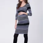 Женские платья для беременных Сексуальная облегающая одежда с длинным рукавом для беременных женская одежда для беременных