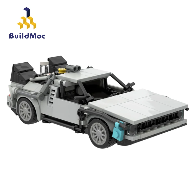 BuildMoc техническая машина назад к размытому времени строительные блоки MOC
