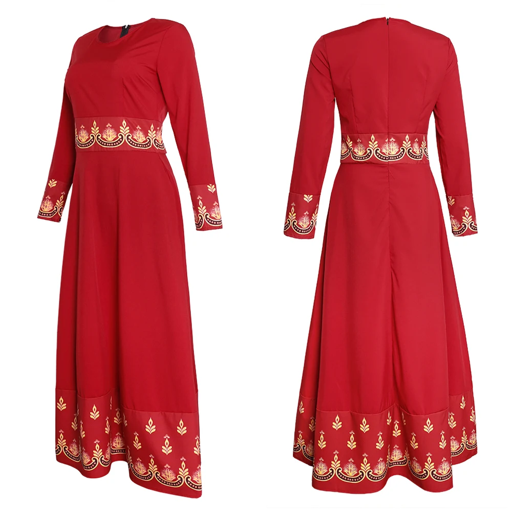 2020 Indonesia Gaun Hijab Bangladesh Plus Ukuran Gaun 5XL Dubai Biru Abaya untuk Wanita Pakistan Muslim Long Dress Pakaian