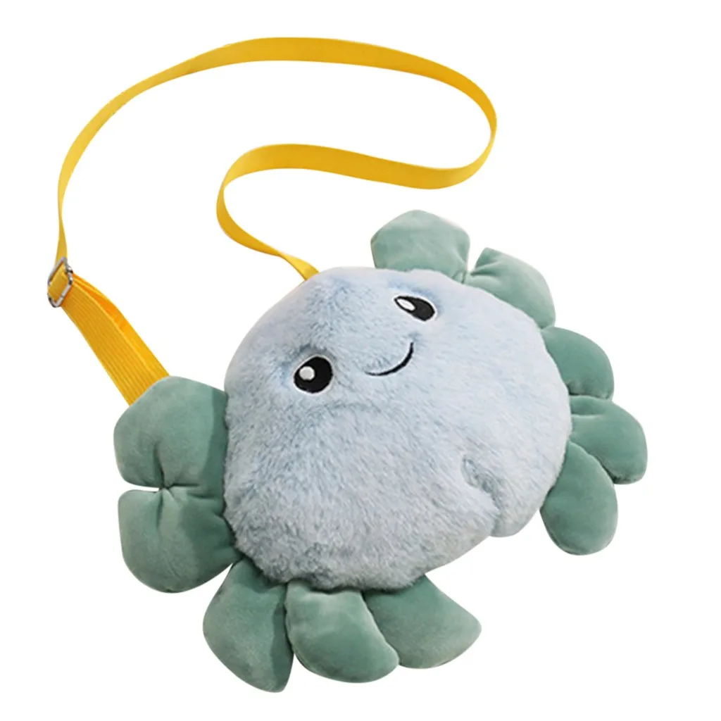 Плюшевая Сумка Кроссбоди с милыми мультяшными животными женские мягкие