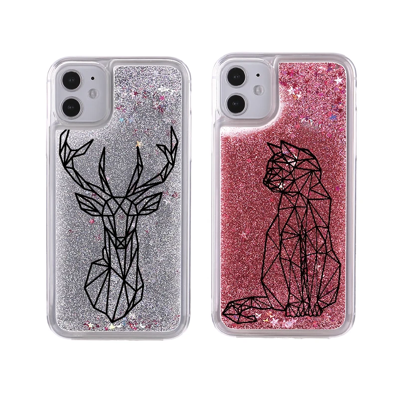 Милые животные кошка олень Единорог для iphone 11 12 Mini Pro max 7 8plus X XR XS Max задняя крышка
