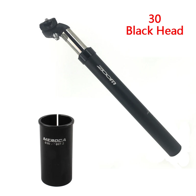 Black 30.0 Подседельный штырь для велосипеда 27,2/31,6X350 мм Подседельный штырь алюминиевый велосипедный амортизационный амортизирующий подседельный штырь - Цвет: Black 30.0