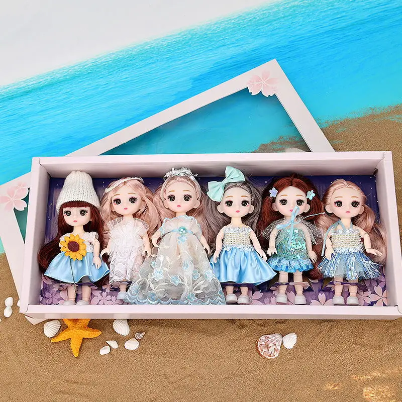 

Куклы BJD 6 шт./компл., 13 подвижных шарниров, 16 см