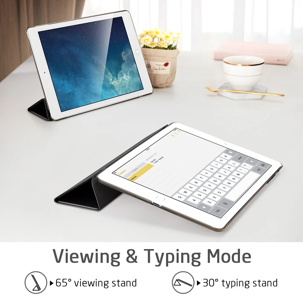 ESR чехол для iPad 7th Gen 10," 10,2 ударопрочный Ptotective чехол Trifold Smart Auto Sleep Wake Fold Stand чехол для iPad 7