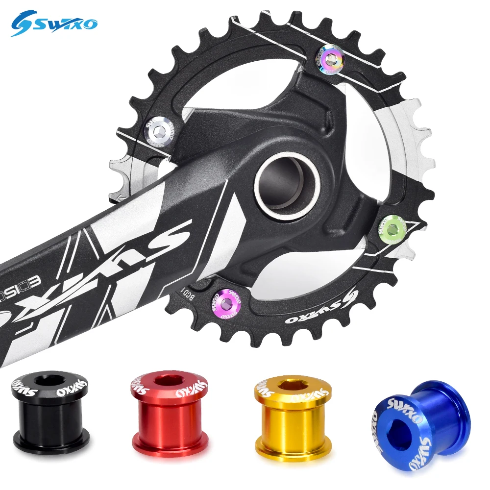 

SWTXO 4/5Pcs Bicycle Chainwheel Screws 6.5/8.5mm MTB Road Bike Chainring Bolt Alloy 7075 Crank Bolts For Crankset Parts