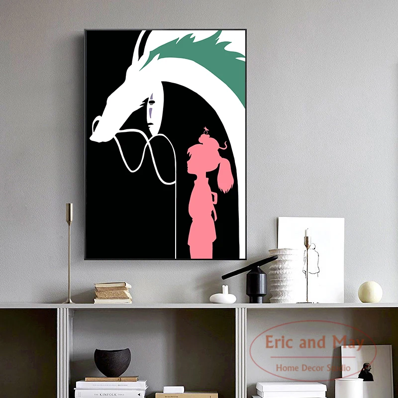 

Spirited Away Nordic Style Canvas Painting Posters And Prints Pictures On The Wall Abstract Decorative Home Decor Affiche