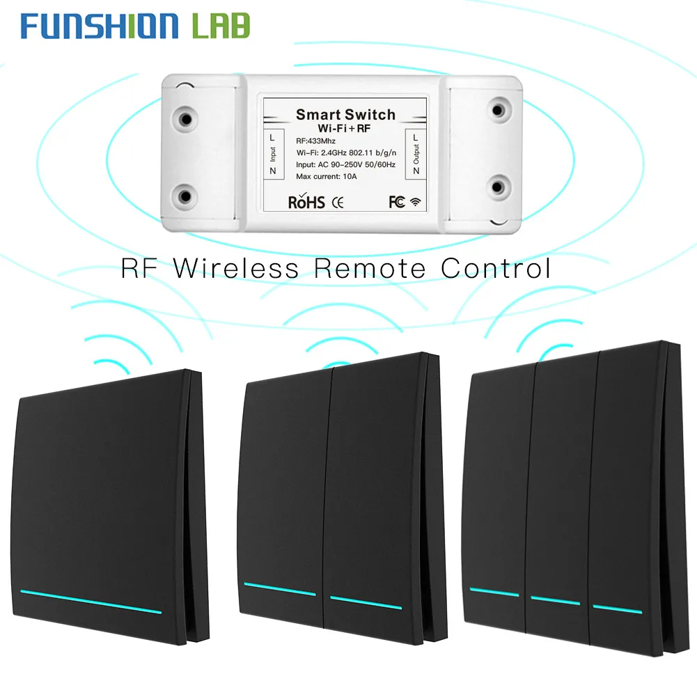 RF433Mhz Wifi беспроводной пульт дистанционного управления умный переключатель