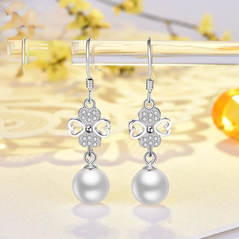 

Женские серьги из серебра 2021 пробы, с жемчугом