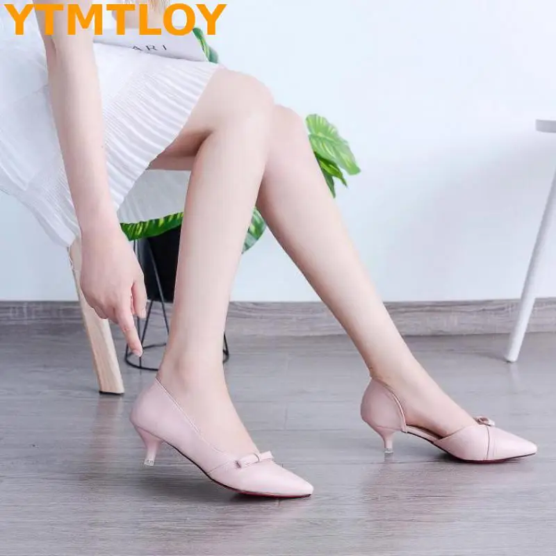 Женские свадебные туфли с острым носком однотонные привлекательные Туфли на