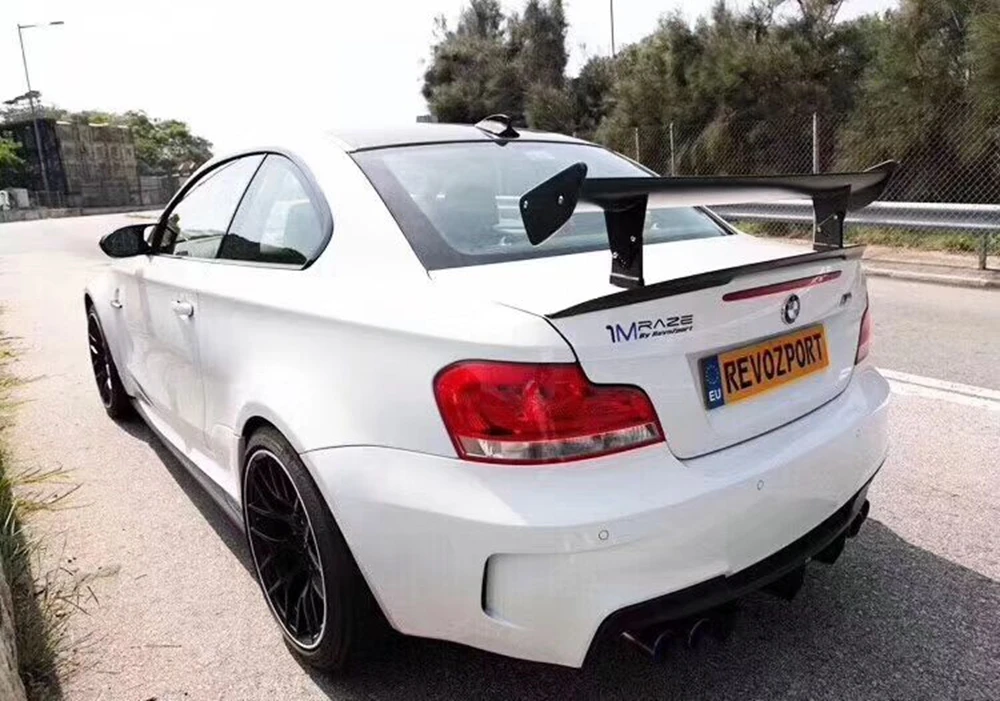 Задний спойлер из углеродного волокна для BMW 1M M3 E82 E87 E90 E92 E93 F30 F10 Revozport Style