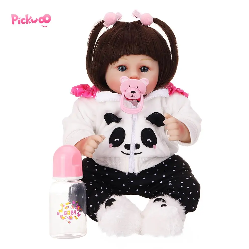 Кукла reborn Pickwoo 48 см мягкие силиконовые куклы для девочек детские игрушки|Куклы| |
