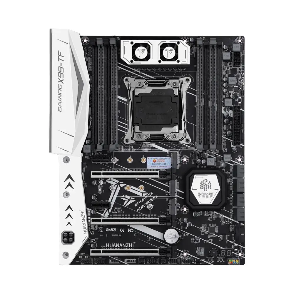 Bestellen HUANANZHI X99-TF LGA2011-3 Motherboard Mit DUAL M.2 NVMe SSD Slot Und M.2 WIFI Slot 4 DDR3 RAM Slots 4 DDR4 RAM Slots Sehr Gute