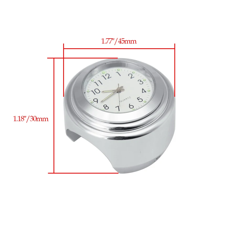 Универсальный хромированный корпус для мотоцикла и скутера posbay 7/8 дюйма 1 белые