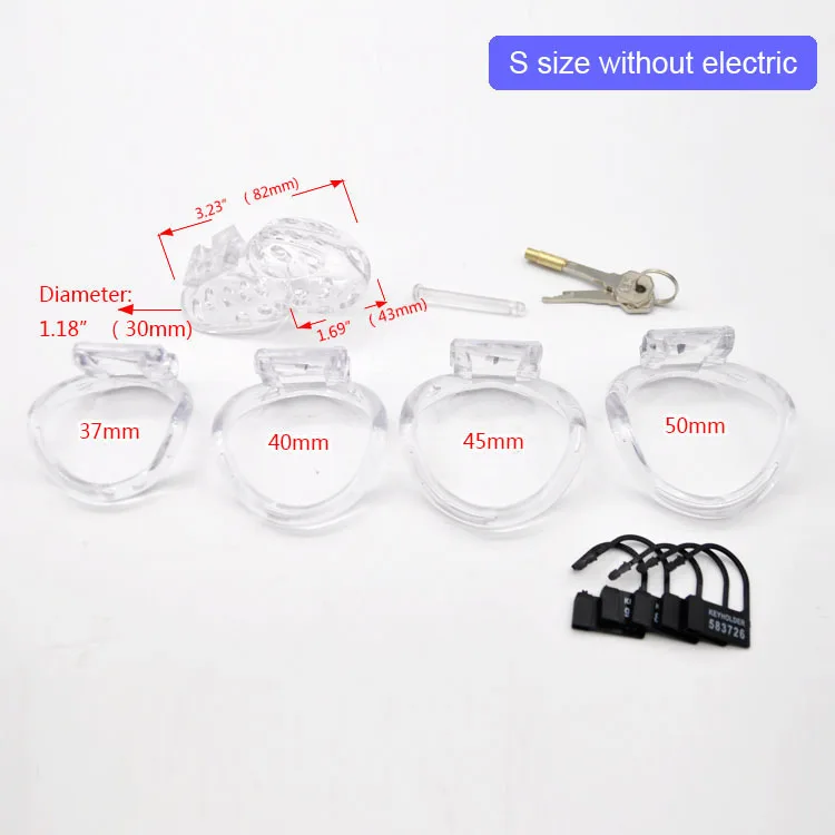 Air 1 супер дышащая мужская клетка целомудрия с электрическим ударным устройством