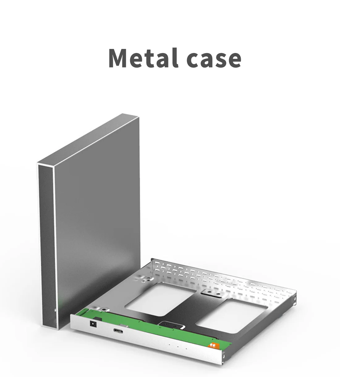 XT-XINTE 2.5 Inch Hdd Enclosure 2 Bay Hard Disk Drive Raid Enclosure Storage 5Gbps USB3.0/ Type C Raid For Windows Mac