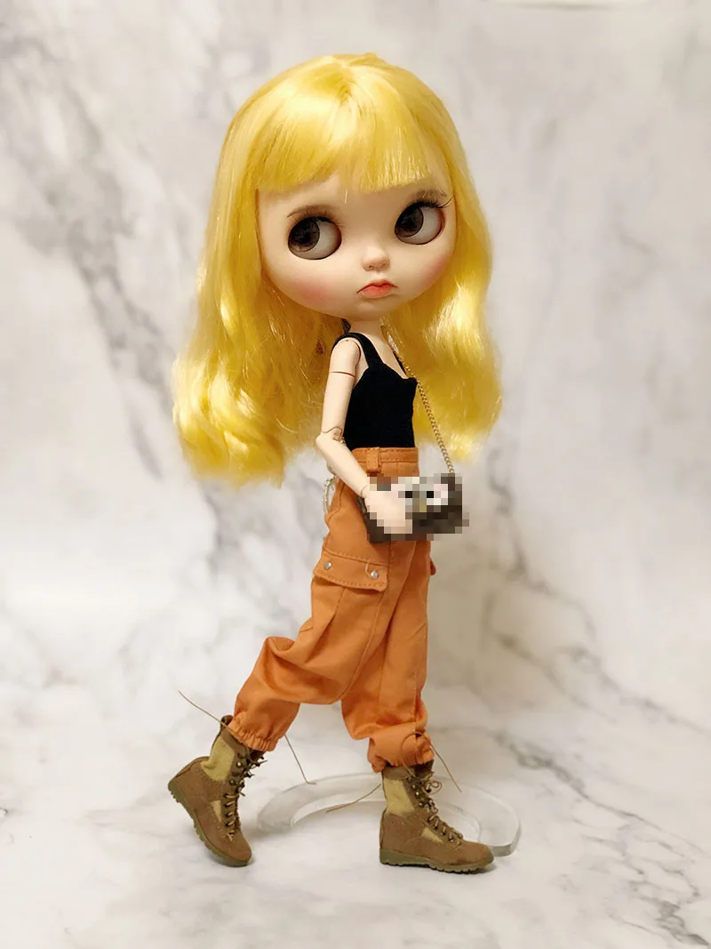 Модные Длинные повседневные армейские брюки с поясом для кукол blyth azone licca ob24 1/6 1