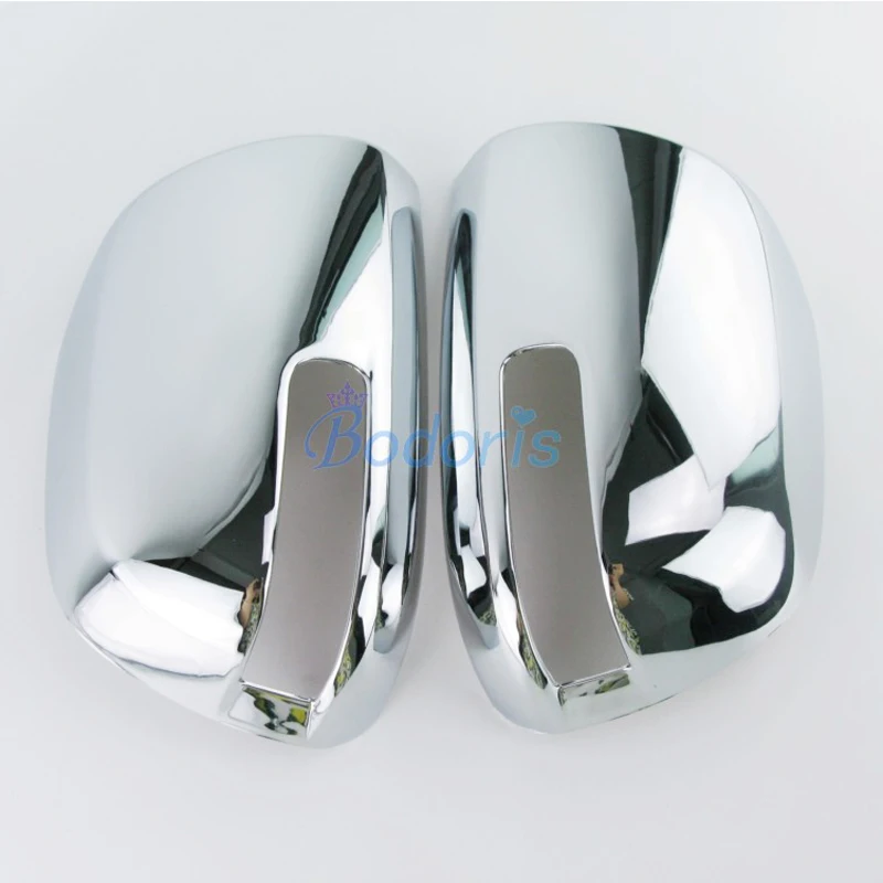 For Toyota Hilux Vigo 2012 2013 2014 Side Wing Mirror Cover With Hole Door Rear View Overlay Chrome Car Styling Accessories