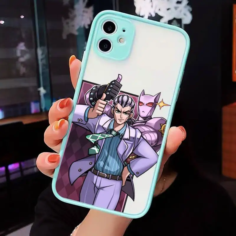 

JOJO BIZARR ADVENTUR Phone Cases Matte For iPhone 12 Mini 11 Pro XR XS Max 7 8 Plus X Hard PC Back Cover