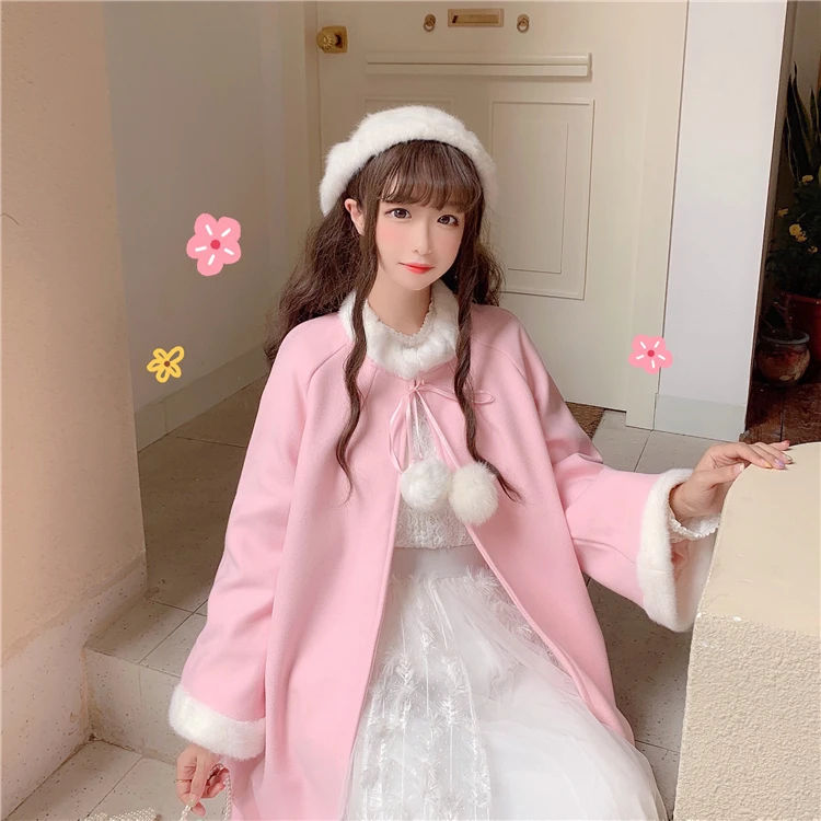 Верхняя одежда для женщин осень-зима 2020 новинка милая и красивая шерстяная