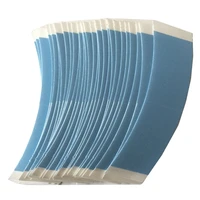 36 pieces 7 6 cm 2 2 cm blue double side tape lace front wig tape arc double sided tape for toupee wig adhesive