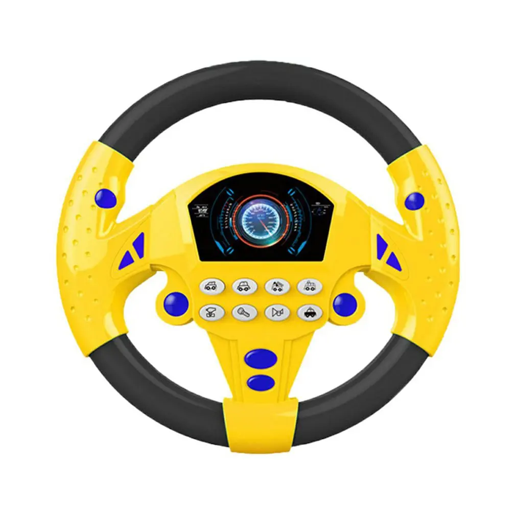 

Toy Car Steering Wheel Children's Steering Wheel With Light And Sound Simulation Driving Car Toy Educational Toy