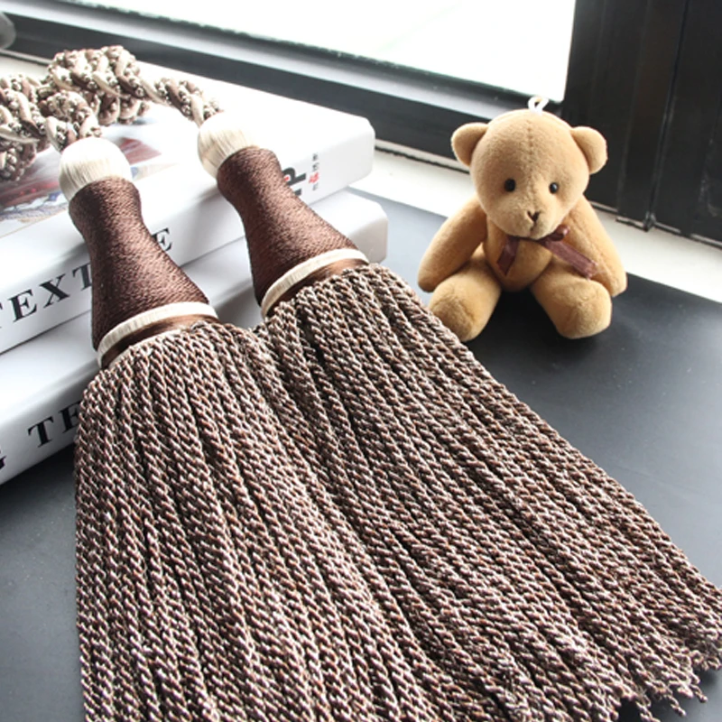 1PC Hanging Ball Curtain Tieback Tassel Buckle Curtains Braided Binding Tiebacks Window Tie Back Holder | Дом и сад