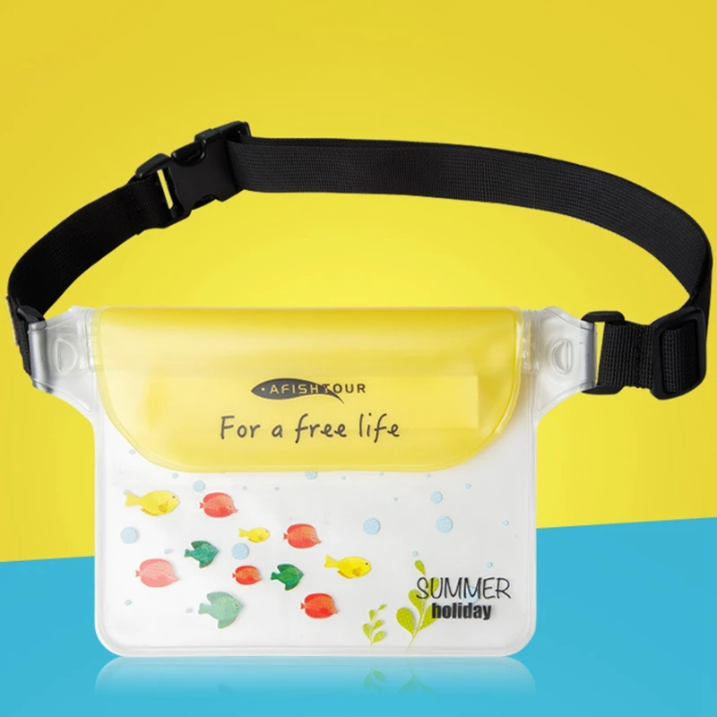 

AFISHTOUR The Most Durable Waterproof Bag Adjustable Waist Strap Waterproof Pouch for Boating and Fishing