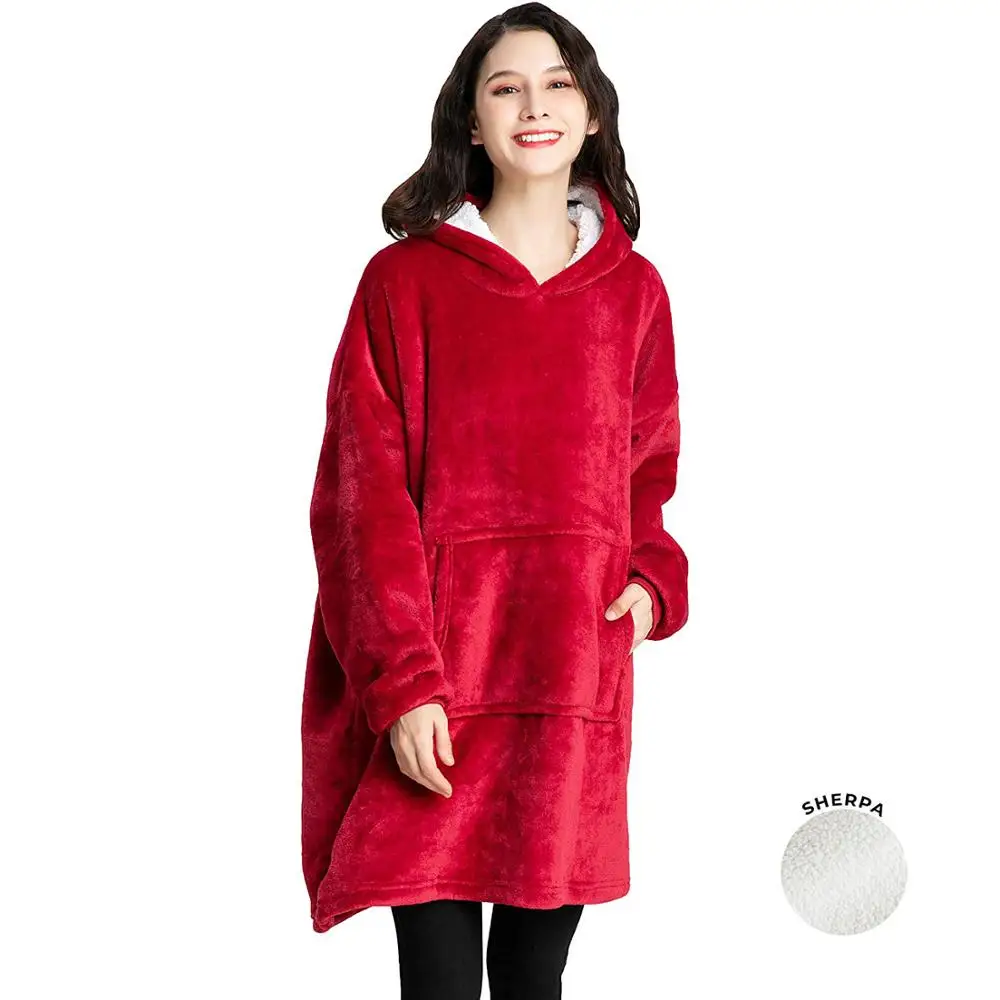 Мантас носимая Толстовка плюшевое Коралловое Флисовое одеяло с рукавом супер