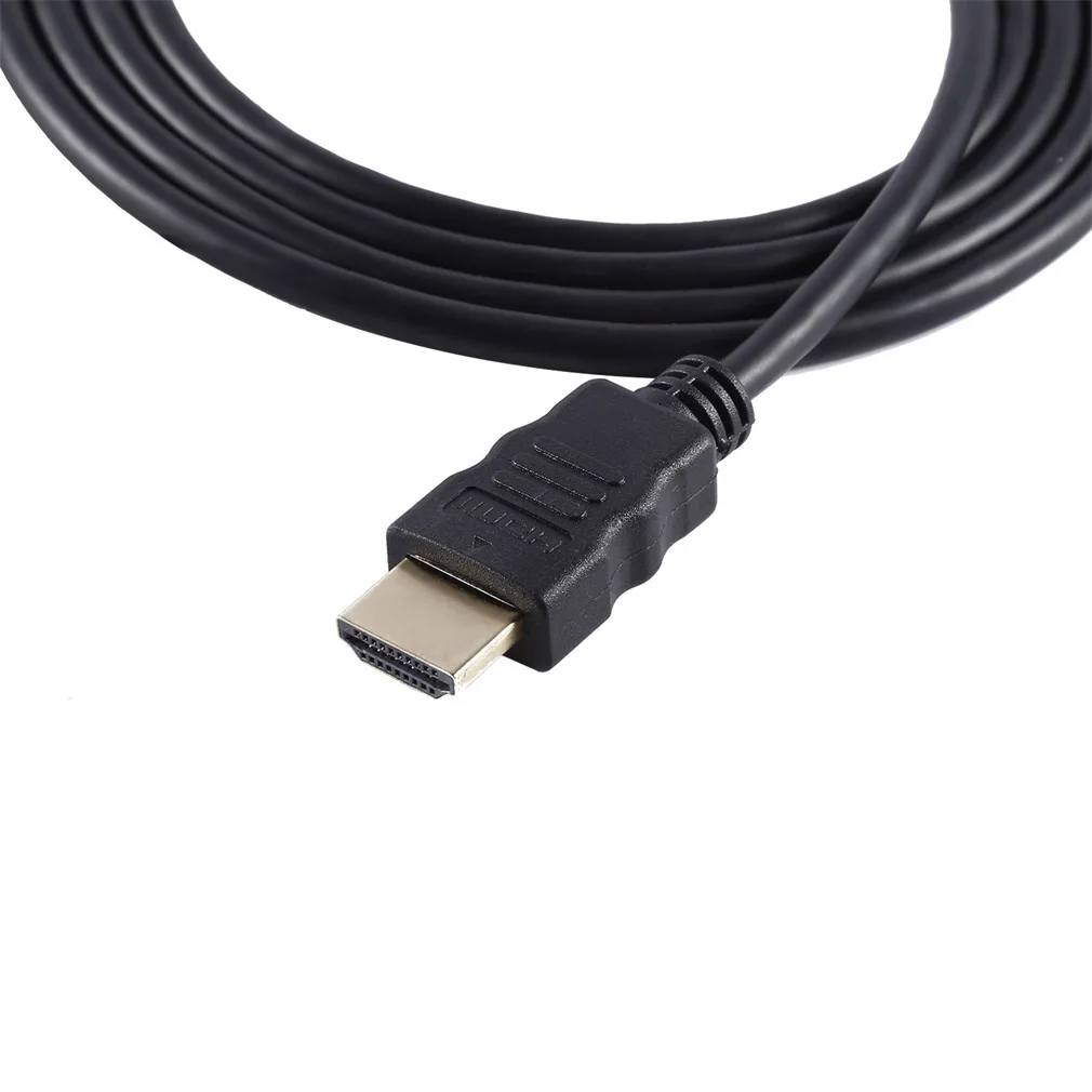 

LESHP HD 1080P Black HDMI to VGA Male to Male Audio Cable Adapter Converter 1.8 Meters For PC TV HD Monitor for Laptop