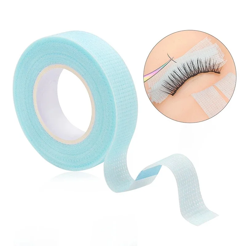 

Eyelash Extension Blue Tape Sticker Isolation With Holes Breathable Sensitive Resistant Non-woven Patches Eye Pads Makeup Tool