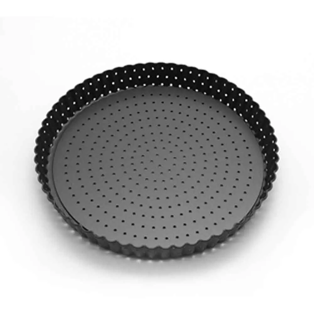 Перфорированная форма для выпечки пирога сковорода пиццы со съемным основанием