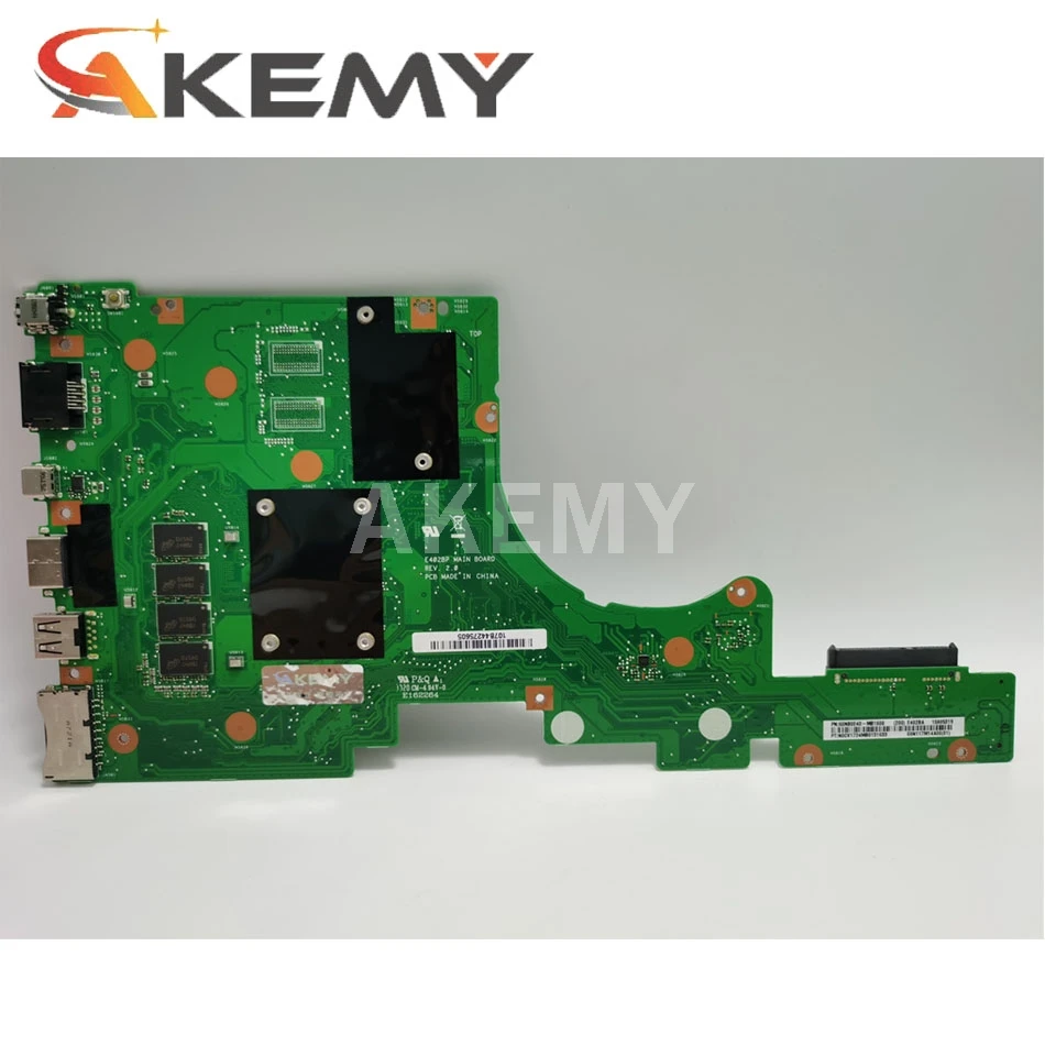 akemy e402ba with a9 cpu 8gb ram mainboard for asus vivobook e402 e402b e402ba e402bp laotop mainboard e402ba motherboard test free global shipping