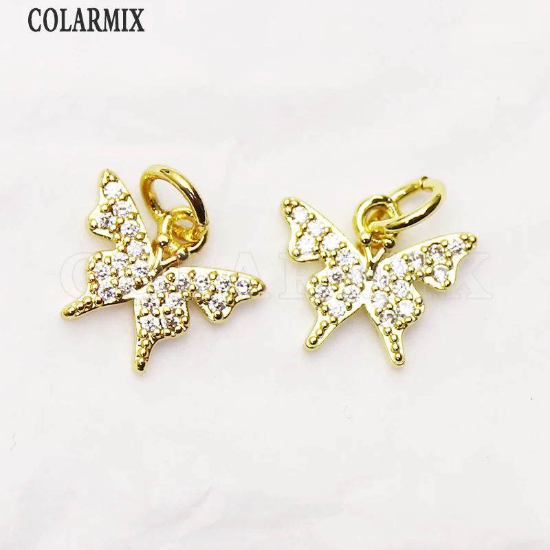 

16 шт. циркония животных подвески для ожерелья медальон ювелирные изделия, ожерелье с подвеской, модное ювелирное изделие для женщин аксессу...