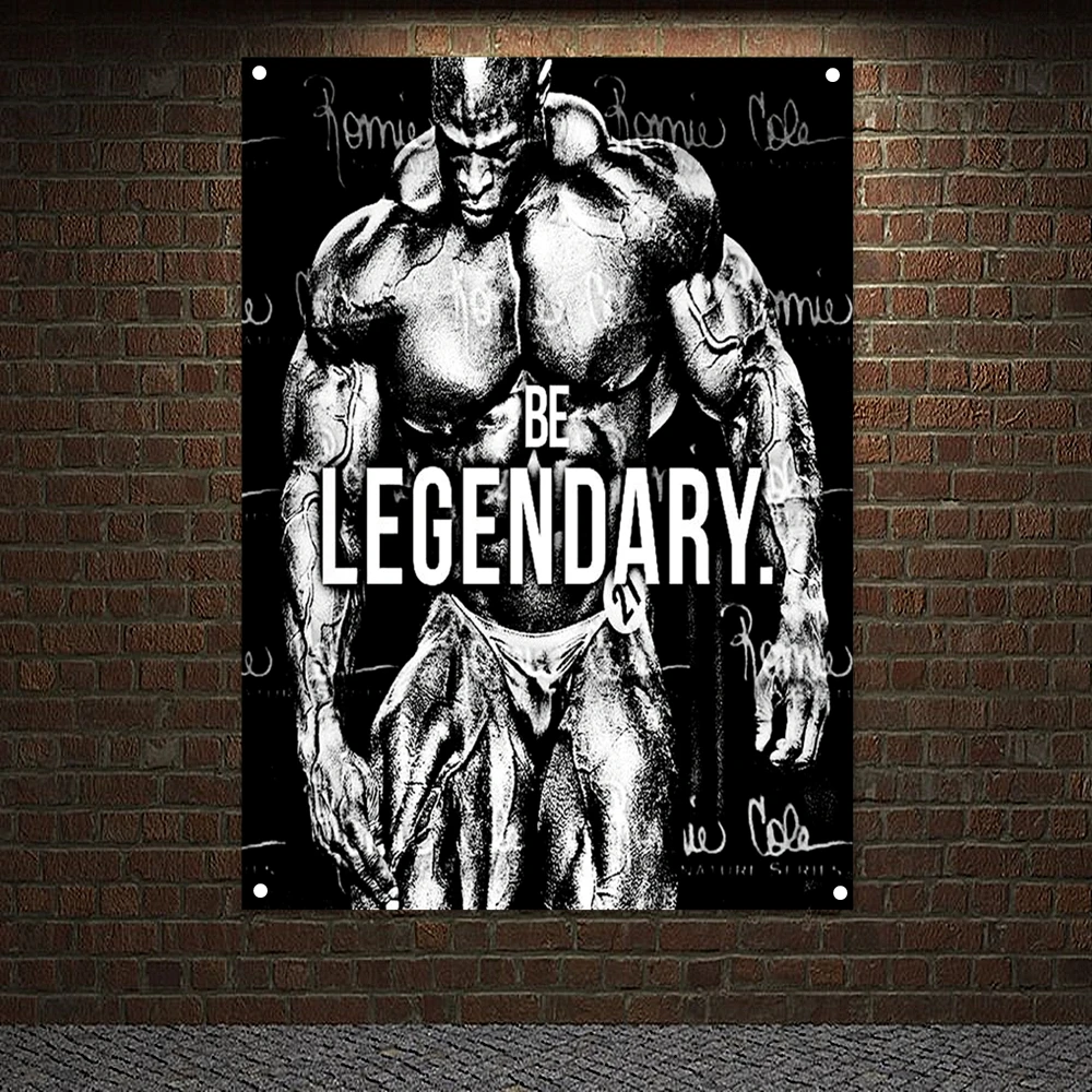

Man Muscular Body Banners Flags Wall Hanging Gym Wallpaper Canvas Painting Workout Bodybuilding Tapestry Home Decoration Gift C3