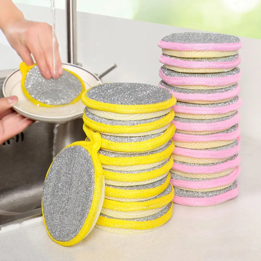 

Double Sides Cleaning Sponge Pan Pot Dish Clean Sponge Household Cleaning Tools Dishwashing Brushes