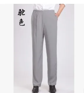 Весенние и летние мужские модные брендовые хлопковые льняные свободные брюки в