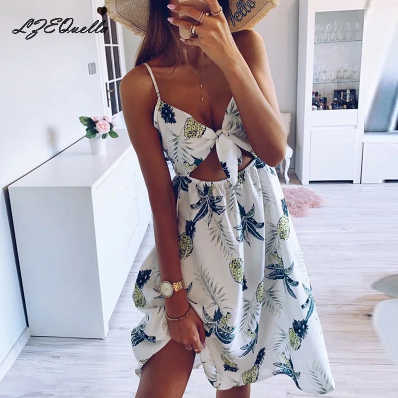 Женское платье в стиле бохо с цветочным принтом вечерние пляжные праздничные