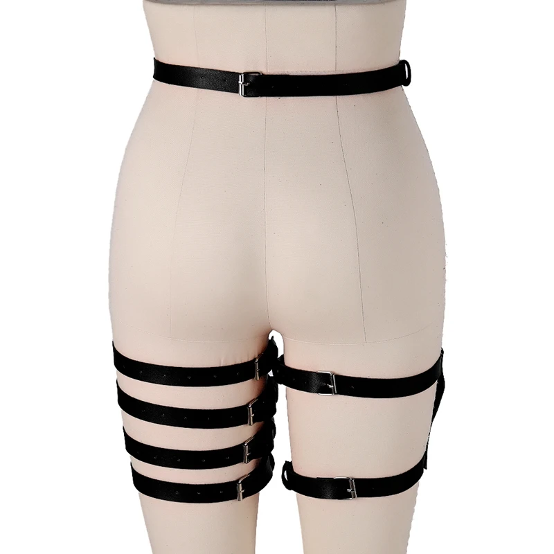 

Sexy Adjustable Leg Harness Women Punk Gothic Thigh Straps Body Bondage Suspenders Belt Erotic Lingerie Garter accessories