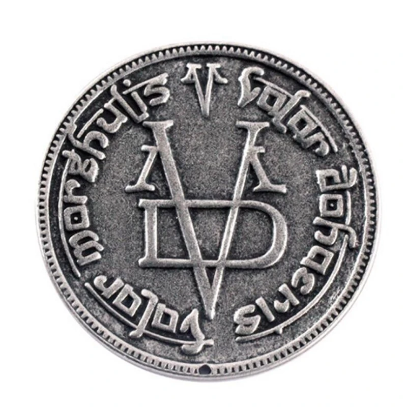 Монета Valar Morghulis High Valyrian для косплея металлическая монета безликого человека